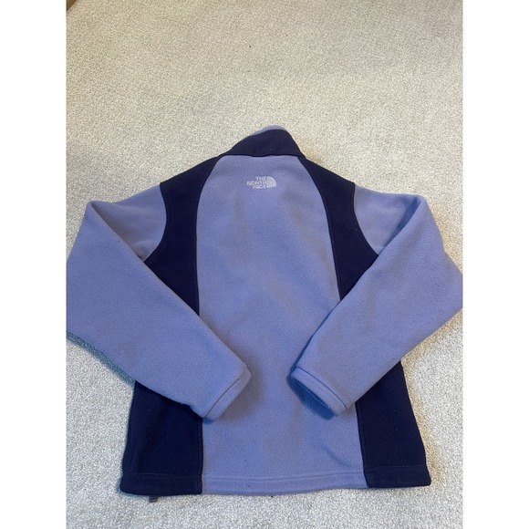 North Face Women's Fleece Jacket Lavender Purple Full Zip Pockets Size Small - Picture 3 of 7